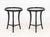 Early 21st Century Contemporary Mirrored Black Lacquered Side Tables For Sale - Image 5 of 7