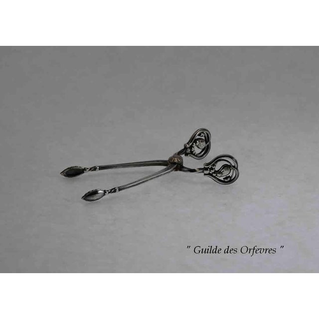 "Description : Georg Jensen Sterling Sugar Tong. Pattern : Acorn - Size : 4 in. Weight: Oz Vintage Sterling Silver Sugar...