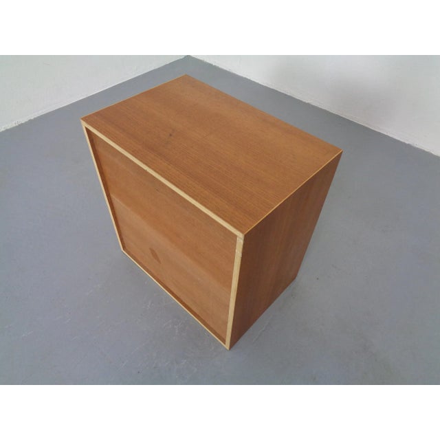 Teak A4 Register Filing Shelves, 1960s For Sale - Image 4 of 12