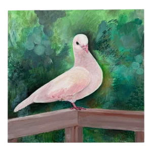 Pretty Bird by Tara Connelly Original Painting on Canvas Panel