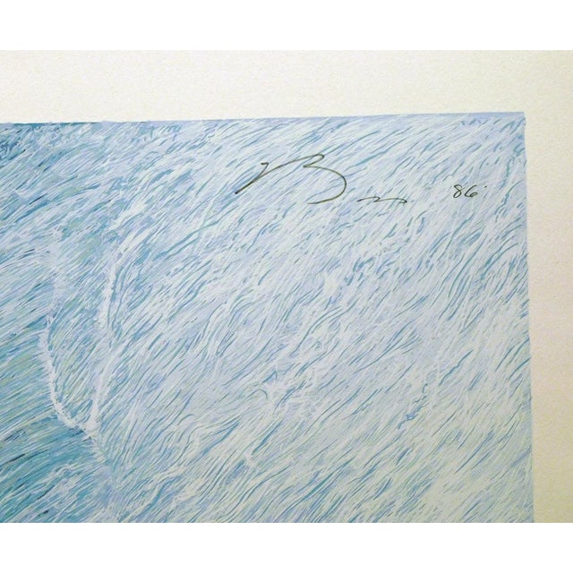 Paper Earl Biss "Reflections on Still Waters" Serigraph on Paper Unframed Hand Signed For Sale - Image 7 of 8