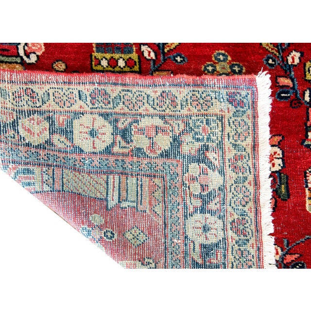 Mid 20th Century Persian Meshkabad Rug For Sale - Image 12 of 13