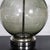 Metal Spherical smoked glass table lamp For Sale - Image 7 of 7