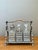 Victorian Vintage 19th Century Sheffield Bamboo Plate Cruet Set of 7 For Sale - Image 3 of 12