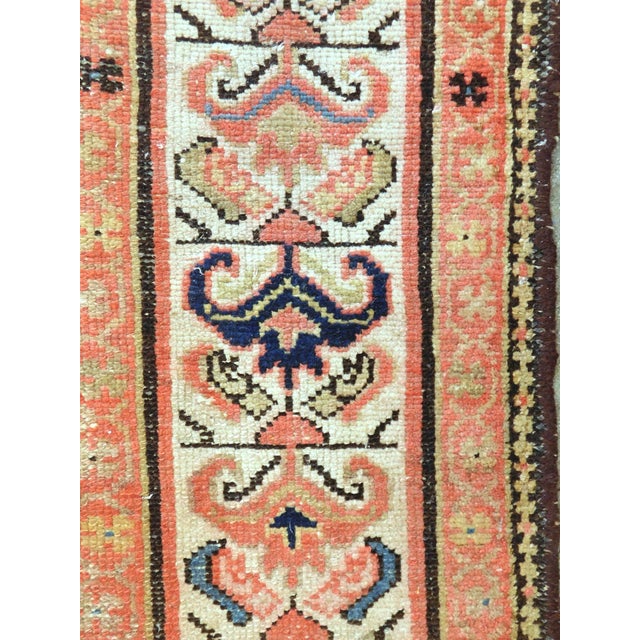Textile Antique Hand Knotted Persian Gallery/ Runner Rug by Nasser Luxury Rugs. For Sale - Image 7 of 15