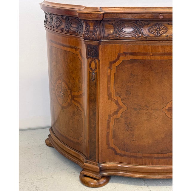 Neo-Baroque Inlaid Cabinet in the style of Gerstel, 1920s For Sale - Image 10 of 11