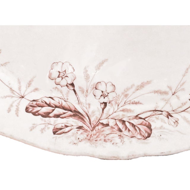 English 1880s English Staffordshire Ironstone Transferware Platter For Sale - Image 3 of 5