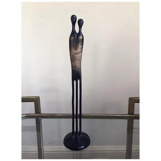 Postmodern Louise Henderstrom Two-Headed Statuary For Sale - Image 9 of 9