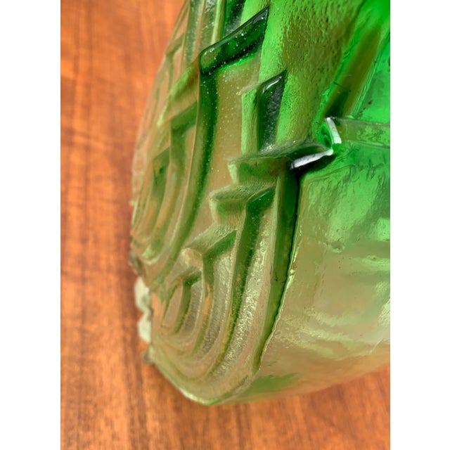 Vintage Finnish Glass Vase by Kaj Blomqvist for Kumela For Sale - Image 9 of 18