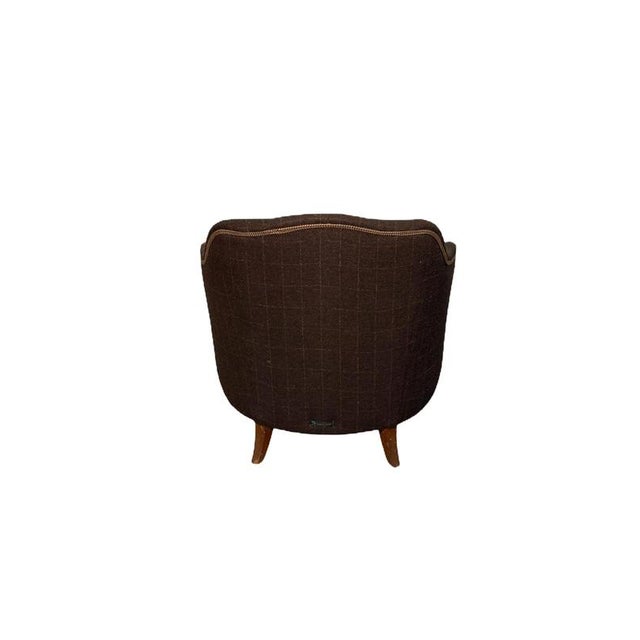 Armchairs in Wool and Cashmere from Lanific, 1950s, Set of 2 For Sale - Image 3 of 6