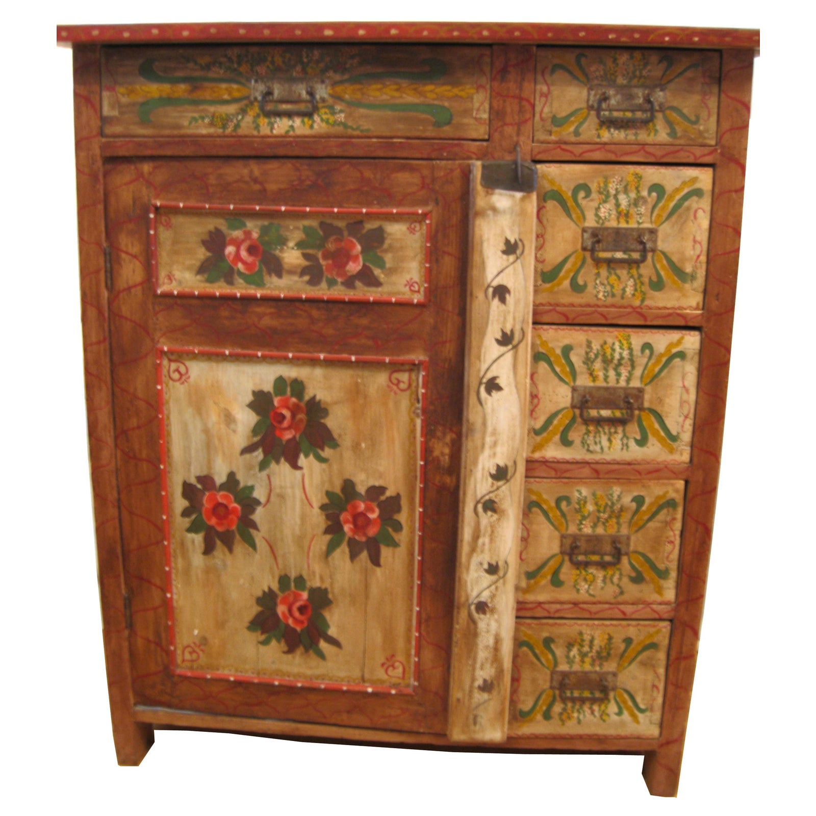 1880s Painted Pennsylvania Dutch Chairish