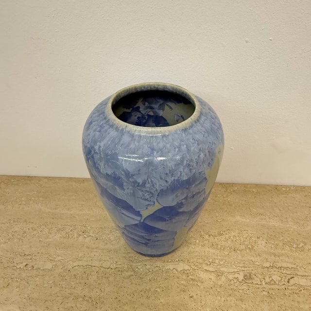 Crystalline Vase Snowflake Collection V&S Gallery, 1980s For Sale - Image 4 of 10