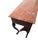 French Empire Style Console Table With Red Marble Top & Two Drawers For Sale - Image 4 of 5