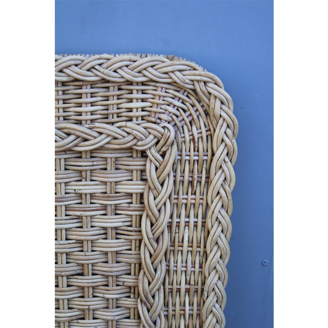 Headboard in Bamboo Wicker by Tommaso Barbi, 1970s For Sale - Image 11 of 15