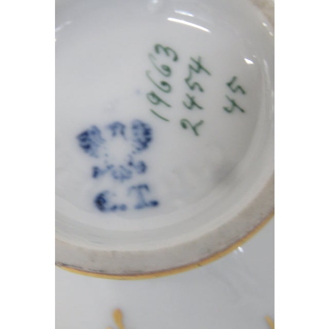 Carl Tielsch C T Germany Bone China Leaf Teacup and Saucer 4511b For Sale In Miami - Image 6 of 16