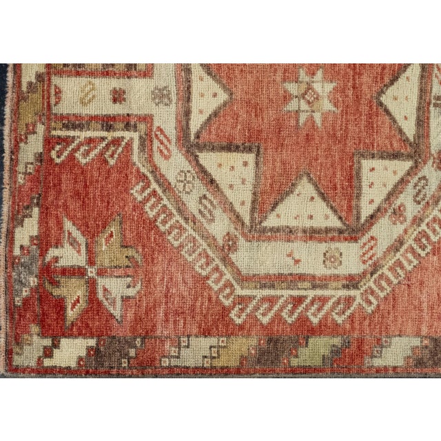 Turkish Vintage Runner Rug 3'1" x 10' #326 For Sale - Image 4 of 8