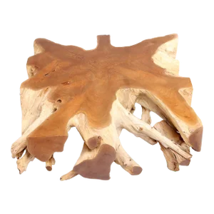 Square 36" Inch Organic Teak Root Coffee Table 52