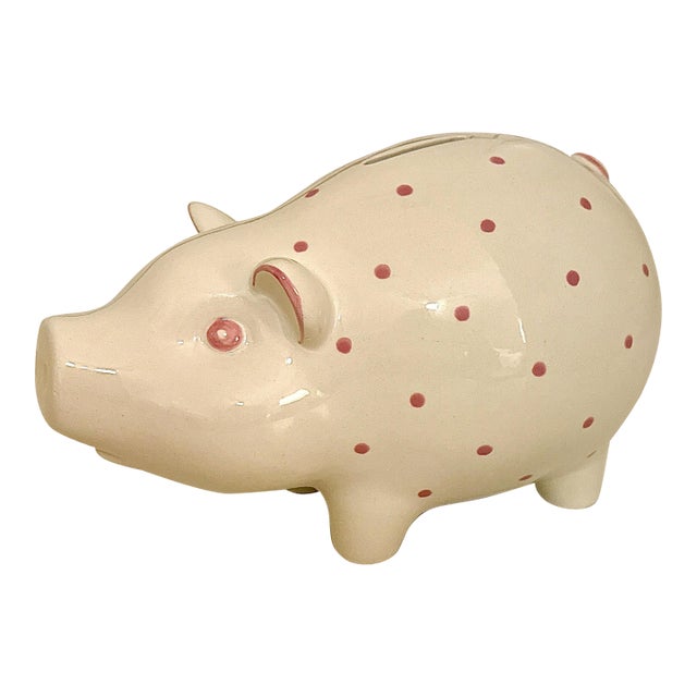 Tiffany & Co. Hand Painted Vintage Piggy Bank For Sale
