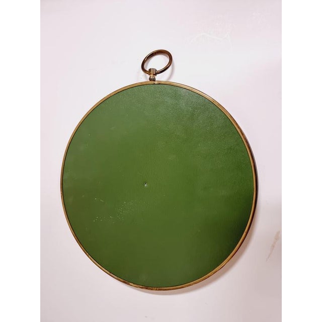 Mid-Century Modern Mirror with Brass Frame, 1890s For Sale - Image 5 of 6