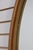 Glass Oval Gold Framed Beveled Glass Wall Mirror For Sale - Image 7 of 11