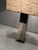 1970s Chrome and Gilt Metal Table Lamp, French Work For Sale - Image 9 of 12