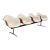 Charles & Ray Eames Herman Miller Tandem 4 Seat Fiberglass Shell Chair Bench For Sale