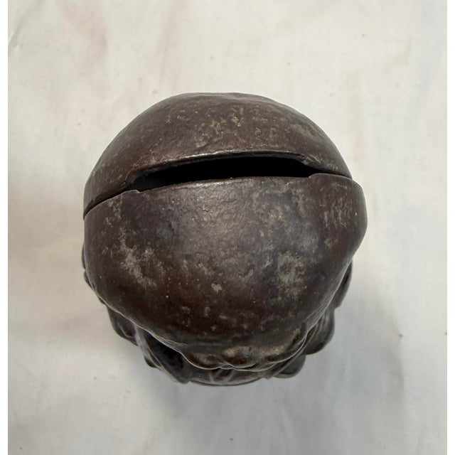 Rare Antique 19th Century 1880's Painted Cast Iron Middy Boy Coin Still Bank For Sale - Image 9 of 11