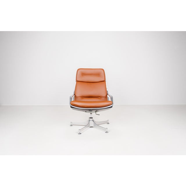 High Commander Office Chair by Jorge Zalszupin for L'Atelier, Brazil, 1980s For Sale - Image 4 of 18