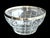 1970s Vintage Cut Glass Bowl With Silver Plated Rim For Sale - Image 5 of 9