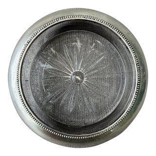 Vintage Sterling Silver Champagne Wine Coaster Frank Whiting Co For Sale