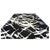 Indian Indian Modern Orba Wool & Silk 9x12 Black & White Handmade Area Rug #1144033 For Sale - Image 3 of 5