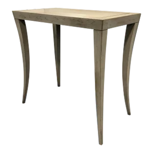 Hickory Chair Modern Greige Wood Console Table