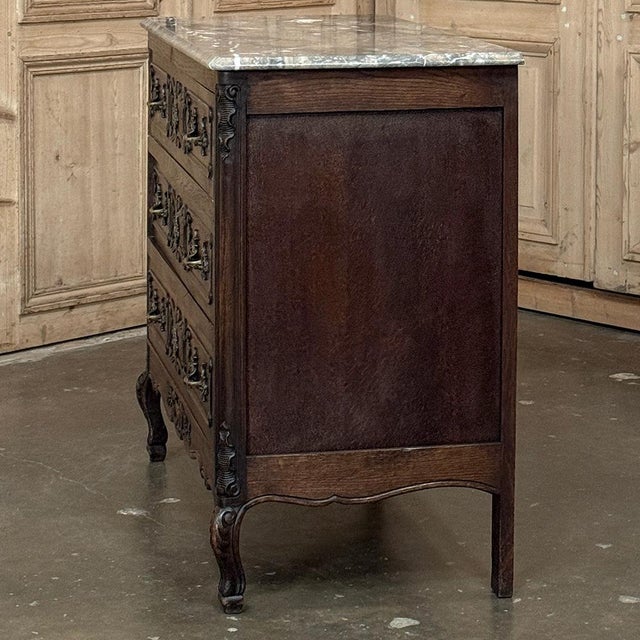 Antique Liégeoise Louis XIV Marble Top Commode For Sale - Image 11 of 17