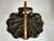 Black Victorian Papier Mache Crumber: Lacquered Clamshell Tray, Floral Decor For Sale - Image 8 of 9