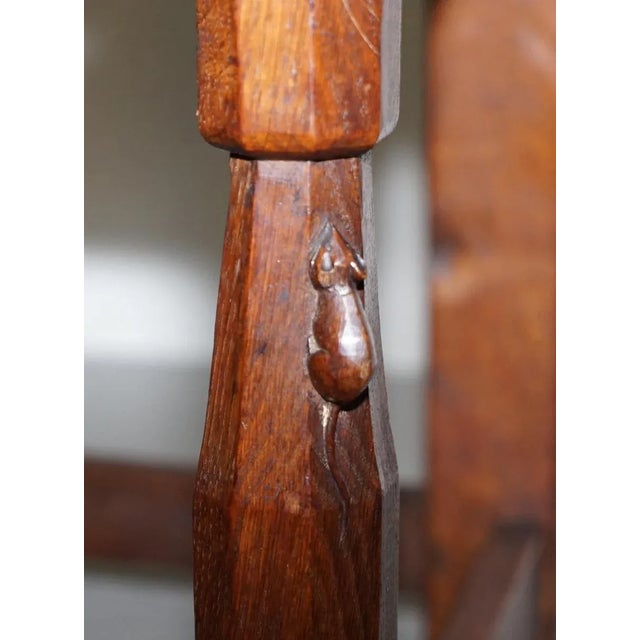 Burr Oak Dining Chairs by Robert Mouseman Thompson, 1930s, Set of 6 For Sale - Image 12 of 18