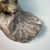 Stone Lion Sculpture with Shell, 1800s, Paint and Stone For Sale - Image 6 of 17