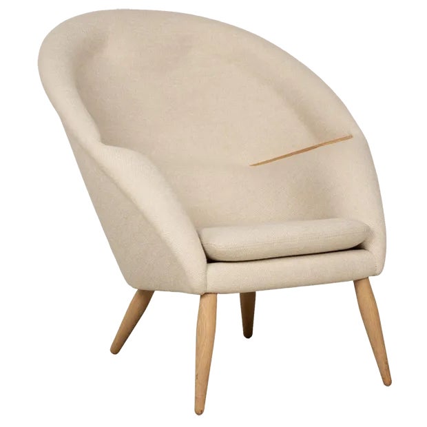 Oda Armchair in Beige Fabric from Audo For Sale