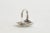 Metal Vintage Art Deco Sterling Silver Blue Topaz and Marquisette Ring, Size 8 For Sale - Image 7 of 7
