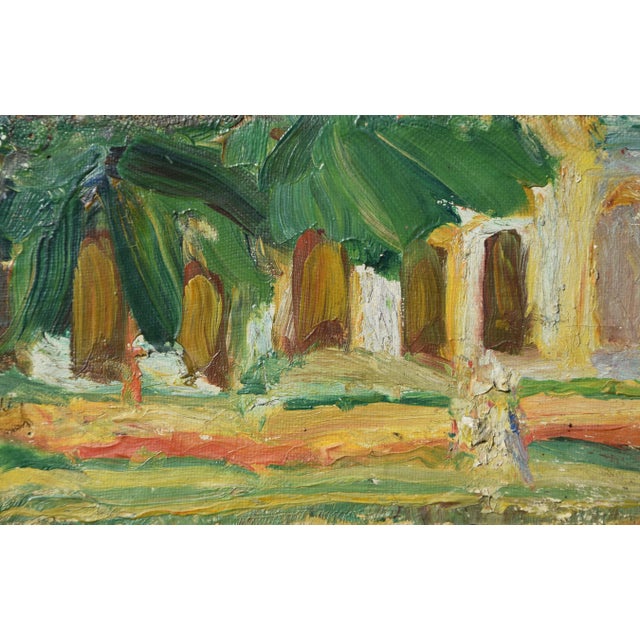 Paula Wimmer, Nymphenburg Palace Park (Munich), 1920s, Oil Painting on Canvas, Framed For Sale - Image 6 of 10