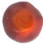 Glass 13 3/4 In. Tall Vintage Bulbous Scalloped Rim Cased White Orange Art Glass Vase For Sale - Image 7 of 15