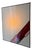 Architectural Stained Glass Wall Lamp with Textured Glass For Sale