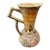 SylvaC Art Deco "Alex" Pottery Jug / Vase Featuring a Distinctive Geometric Bamboo-Style Handle. For Sale