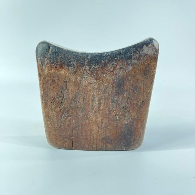 Early 20th Century Wood Headrest Ethiopia For Sale In Denver - Image 6 of 7