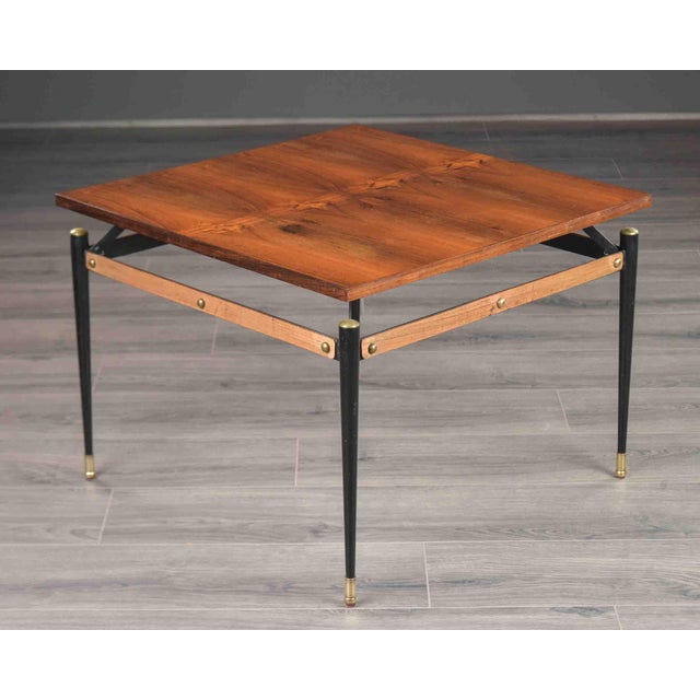 Mid-Century Modern Mid-Century Italian Rosewood Cocktail Table For Sale - Image 3 of 10