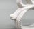 Late 20th Century Vintage White Ceramic Bow Napkin Rings — Coastal / Traditional / Hollywood Regency - Set of 4 For Sale - Image 5 of 9