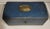 Rustic Early 19Thc Original Blue Painted Mini -Dome Top Box For Sale - Image 3 of 7