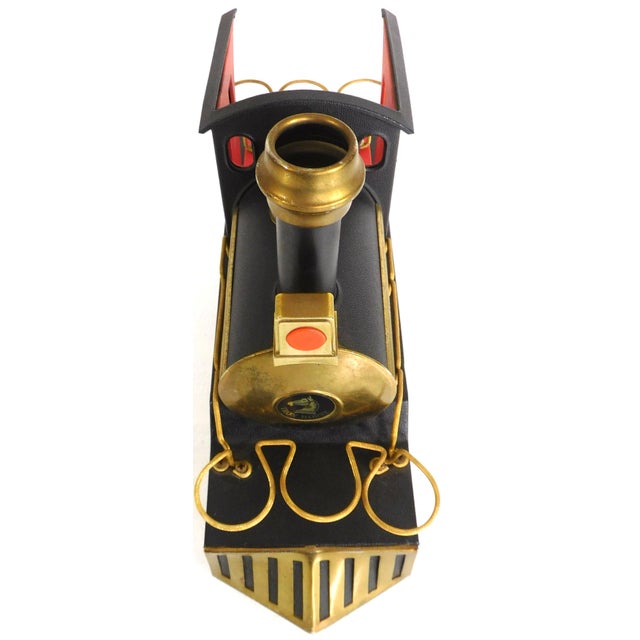 1971 Vintage 1880 Iron Horse Steam Engine Musical Decanter With Shot Glasses - 8 Piece Set For Sale - Image 12 of 18