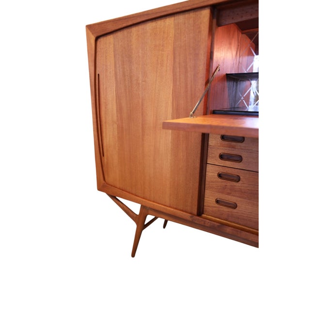 Teak Highboard by Harry Østergaard for Randers Furniture Factory, 1960s For Sale - Image 12 of 18