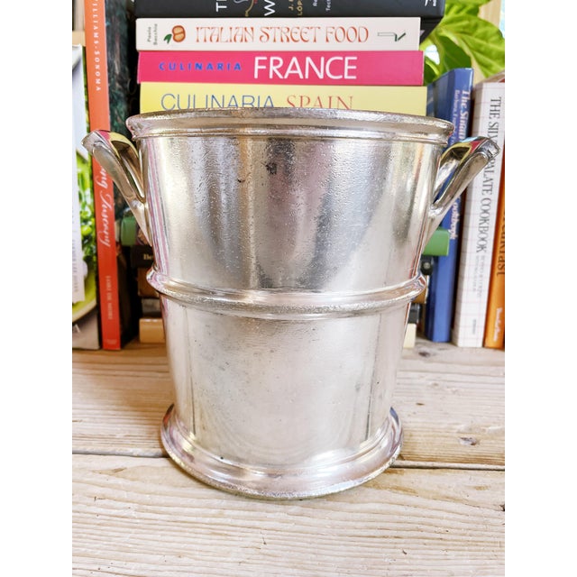 Vintage Silver Champagne Bucket From the Mark Hopkins Hotel in San Francisco For Sale In New York - Image 6 of 10