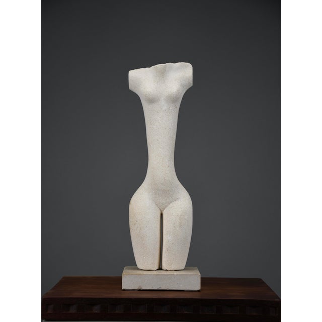 1990s Cabiddu Alberto, Little Idol, Abstracted Nude Figure, 1996, Stone For Sale - Image 5 of 14